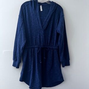 Daily Practice Hooded Drawstring 'Afterglow" Knit Blend Active Dress Size Medium